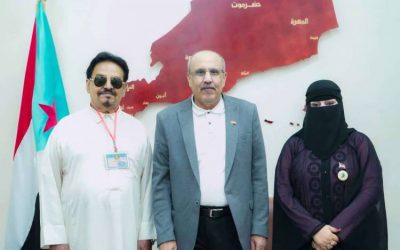 رئيس الجمعية الوطنية للمجلس الانتقالي يلتقي بقيادة مؤسسة أمل لرعاية الأيتام والفقراء والاعمال الانسانية