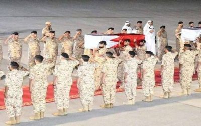 وفاة رابع جندي بحريني متأثرًا بإصابته بقصف مسيّرة حوثية عند الحدود اليمنية السعودية