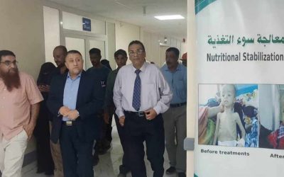 امين عام محلي أبين ووكيل وزارة الصحة لقطاع التخطيط يتفقدان اعمال الترميمات والصيانة لهيئة مستشفى الرازي ويزوران قسم الـ TFC والطوارئ التوليدية
