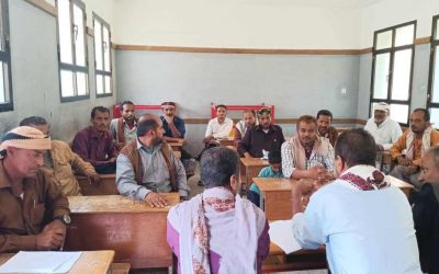 بحضور مستشار تربية أبين .. النوباني  اجتماع بمدرسة ذمثبة بيافع- سرار يناقش ابرز الصعوبات والتحديات التي تواجه العملية التعليمية بالمدرسة.