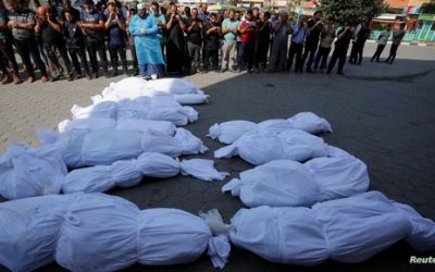 تقرير لـ”سي.أن.أن” وفيديو: غزة تدفن قتلاها في مقابر جماعية