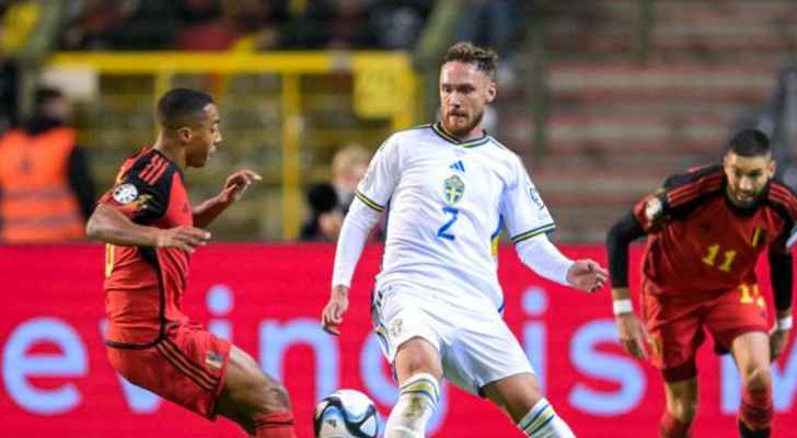 بيان رسمي من الاتحاد الاوروبي بشان مباراة السويد وبلجيكا