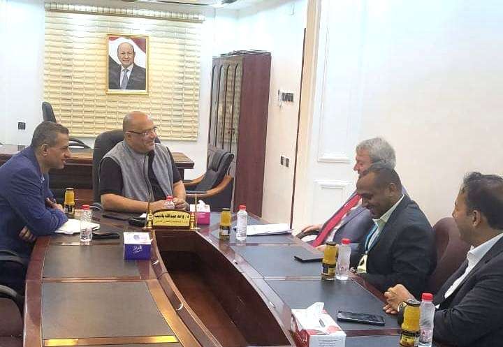د. واعد باذيب  يبحث مع ممثل اليونيسيف تنفيذ التدخلات بقطاعات الصحة والمياه والحماية والاجتماعية