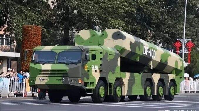 صواريخ DF-100 الصينية تهديد خطير لتايوان