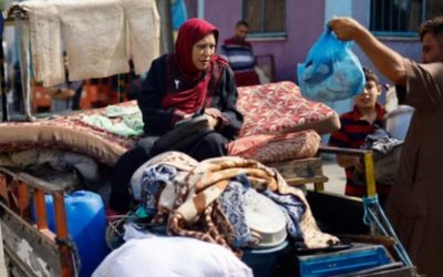 الأمم المتحدة: أكثر من 123 ألف شخص نزحوا في قطاع غزة