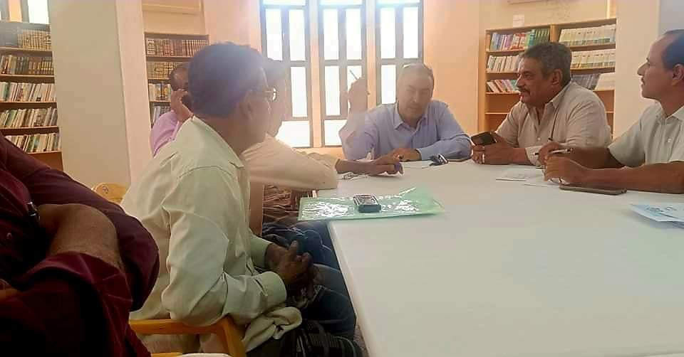 الامين العام للمجلس المحلي يطلع على تحضيرات المهرجان الرابع للتراث والفنون بمحافظة شبوة