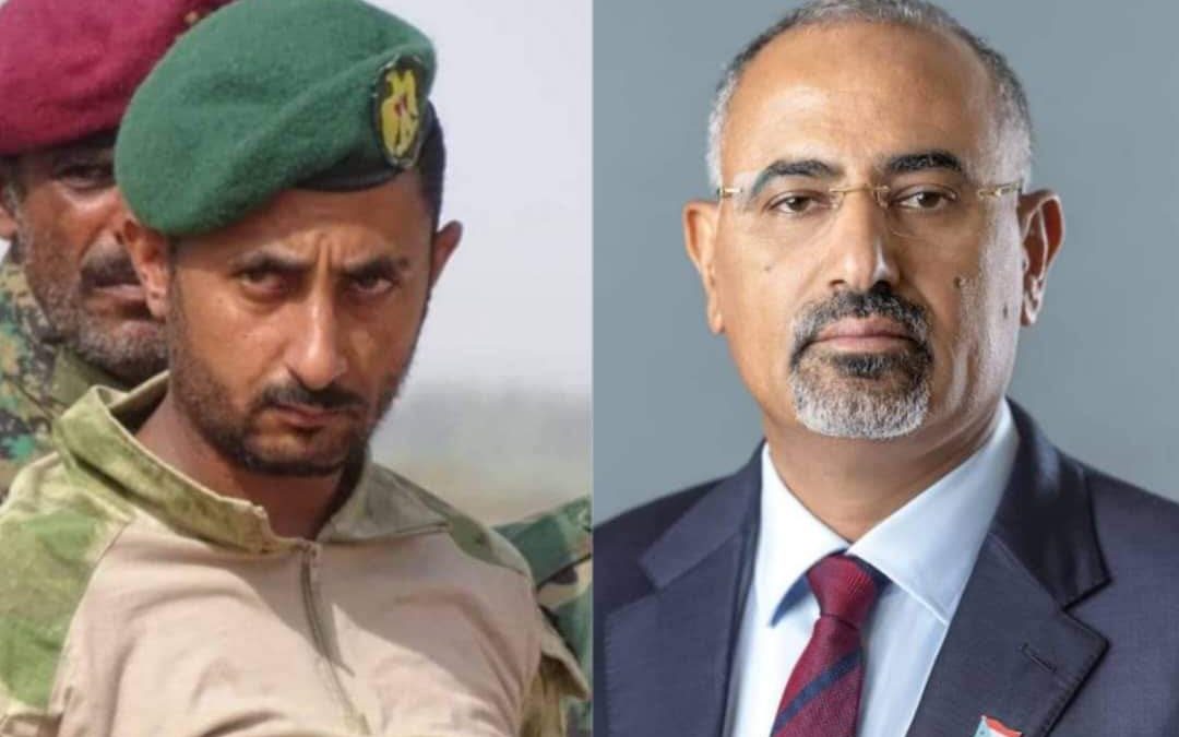 قائد الحزام الأمني يافع واللواء المشاة الثالث العميد الحنشي  يهنئ الرئيس القائد عيدروس الزُبيدي بالعيد الـ 60لثورة 14 أكتوبر المجيدة
