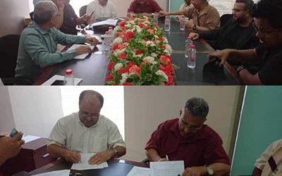 التوقيع بين وزارة الزراعة ومؤسسة تنمية يافع على اتفاقيتي  شراكة وتفاهم