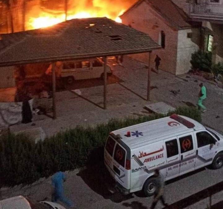 عاجل : مئات الشهداء والجرحى في مجزرة إسرائيلية دموية على المستشفى المعمداني في غزة