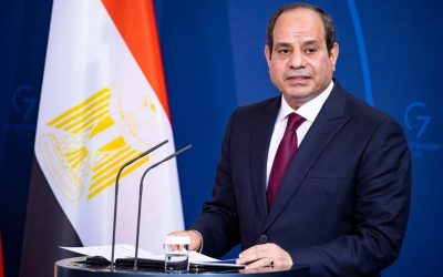 الرئيس المصري عبد الفتاح السيسي يعقد مؤتمرا صحفيا مع المستشار الألماني أولاف شولتس