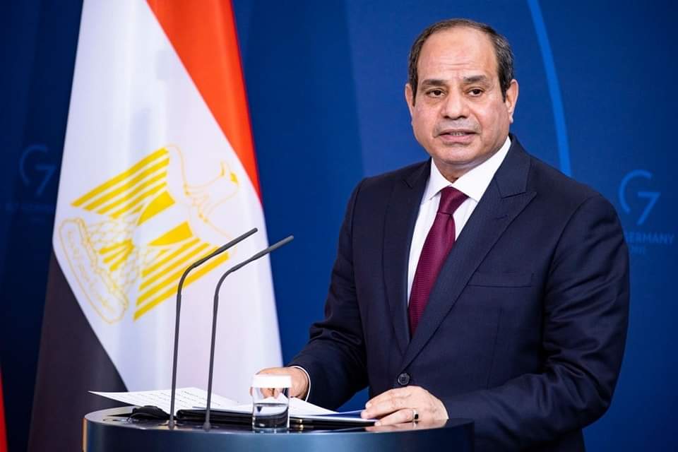 الرئيس المصري عبد الفتاح السيسي يعقد مؤتمرا صحفيا مع المستشار الألماني أولاف شولتس