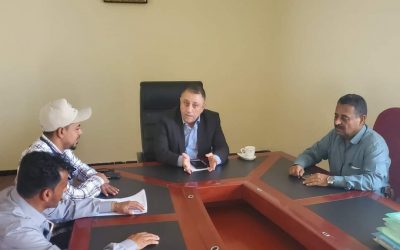 نائب المحافظ يلتقي بالمنسق العام ونائبه لدى المنظمات الدولية أبين