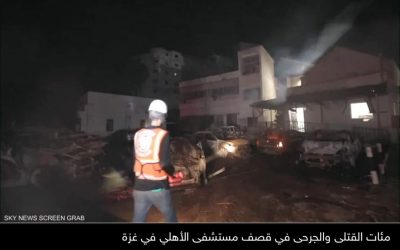 الصين تشعر “بالصدمة وتندد بشدة” بقصف المستشفى في غزة