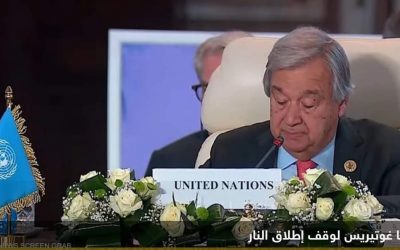 غوتيريش خلال قمة القاهرة: حان الوقت لإنهاء “الكابوس المروع