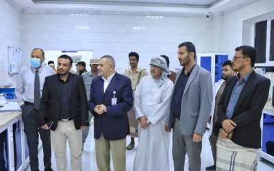 رئيس تنفيذية انتقالي شبوة يتفقد سير العمل بمستشفى الهيئة العام بعتق
