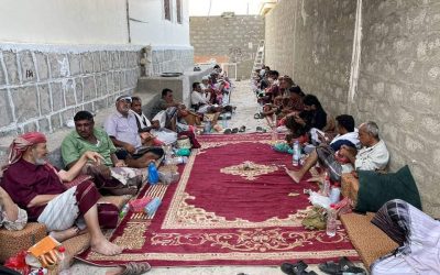 السوري وثابت يقدمان التعازي في وفاة الحاج حسين محمد لقور السنيدي