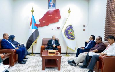 الكثيري يبحث مع رئيس الوحدة التنفيذية لإدارة مخيمات النازحين آليات التعاون والتنسيق المشترك
