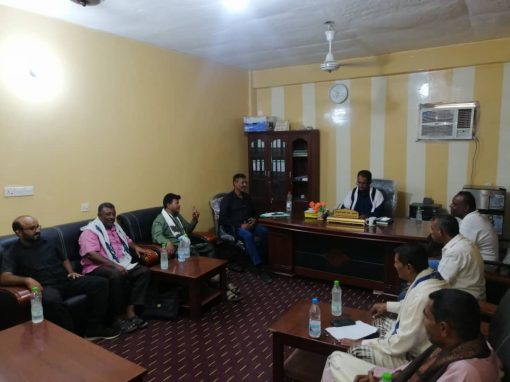 مدير عام خنفر يلتقي بمنسقية الاندية