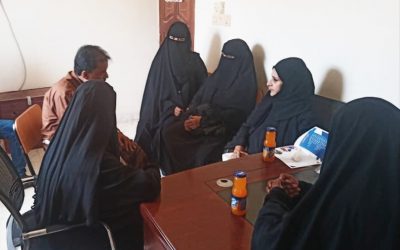 رئيسة اتحاد الحرفيين الجنوبيين بلحج تطلع على نشاط مؤسسة ابرار للتوحد
