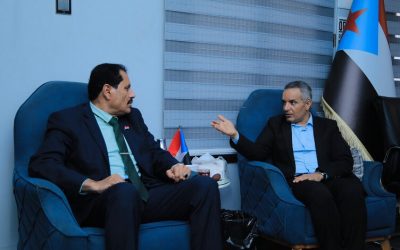 نائب رئيس الهيئة الوطنية للإعلام الجنوبي يلتقي مدير مديرية ساه بحضرموت