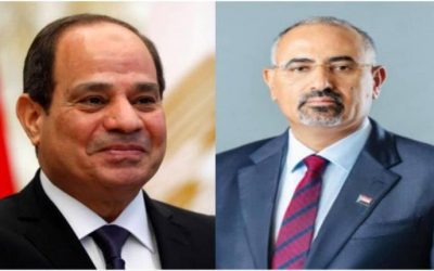 الرئيس الزُبيدي يهنئ الرئيس السيسي بذكرى نصر السادس من أكتوبر