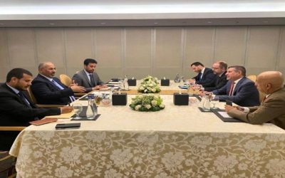 لقاء هام يجمع الرئيس عيدروس وسعادة السفير الامريكي في الرياض
