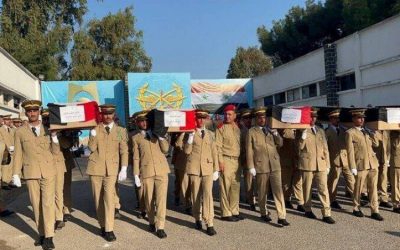 سوريا.. بدء مراسم تشييع ضحايا الهجوم على “الكلية الحربية” بحمص