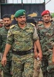 العميد حسين السعيدي قائد حزام لحج يشكل لجنة لاتلاف كميات من ( شمة الحوت ) بعد مصادرتها