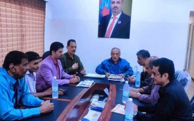 نقيب الصحفيين والإعلاميين الجنوبيين يلتقي قيادة فرع مجلس النقابة في محافظة أبين