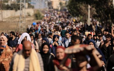 إلى الجنوب رفقة الجوع والتراب.. حكايات النزوح القسري في غزة