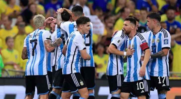 الارجنتين تفوز على البرازيل بهدف يتيم  في تصفيات كأس العالم 2026م