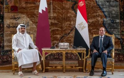 قمة مصرية قطرية في القاهرة لمناقشة الحرب في غزة