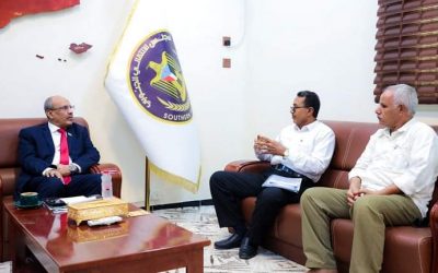 الكثيري يبحث مع قيادة الاتحاد الزراعي سُبل تطوير مقومات العمل الزراعي بالجنوب