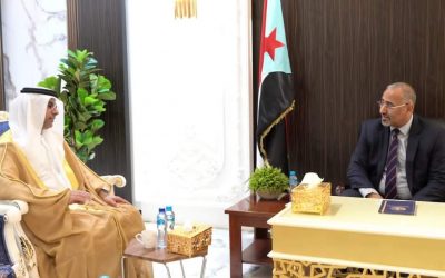 الرئيس الزُبيدي يستقبل سفير دولة الإمارات العربية المتحدة