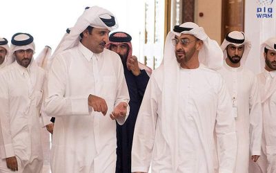 أمير قطر في زيارة اخوية لدولة الامارات العربية المتحدة الشقيقة