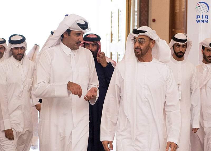 أمير قطر في زيارة اخوية لدولة الامارات العربية المتحدة الشقيقة
