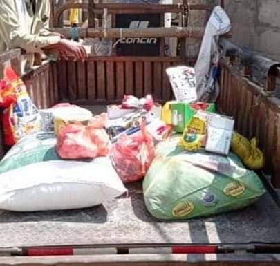 جمعية الحصن تقدم سلة غذائية عبر فاعلين الخير لرب أسرة مصاب بجلطة دماغية