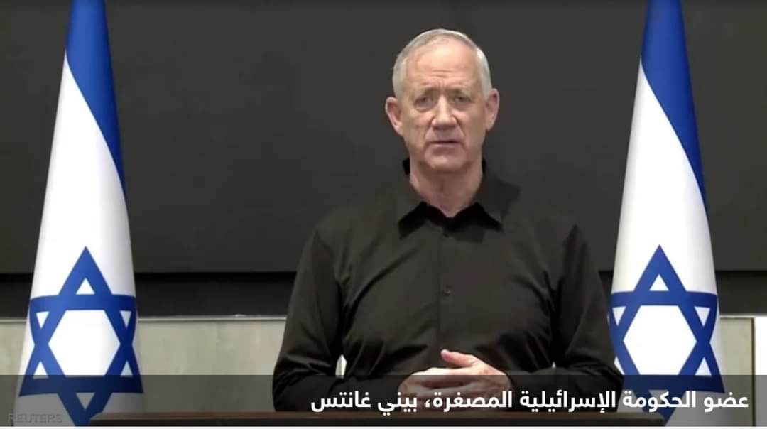 غانتس يعارض إقالة نتنياهو.