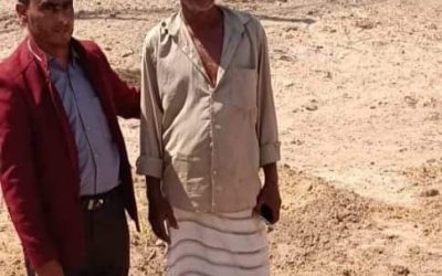 اليوسفي يتفقد منطقه الديو أبين ويعد بتوفير بئر لأهالي المنطقة