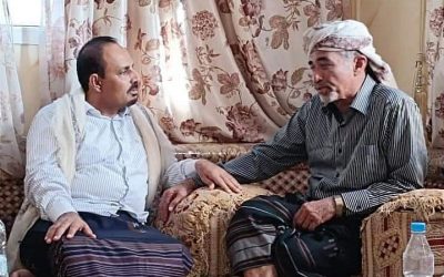 محافظ حضرموت يزور اللواء الصبيحي بمنزله بلحج