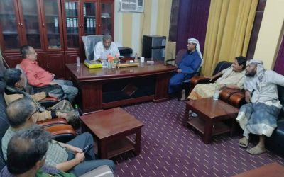 برئاسة وكيل محافظة أبين.. مناقشة تحصيل الإيرادات الضريبية في مديرية خنفر وأبرز الصعوبات الماثلة
