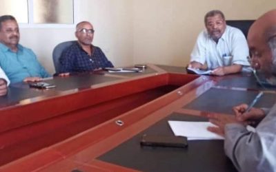 وكيل أبين يشرف على عملية تسليم واستلام لمكتب الشؤون الاجتماعية والعمل