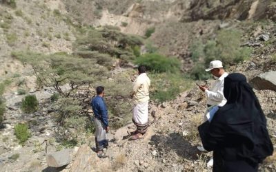 الشداداي واليوسفي يتفقدو منطقه امقياء بمديريه سرار