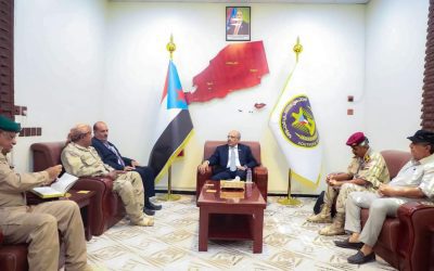 الكثيري يلتقي قيادة الهيئة العسكرية العُليا للجيش والأمن الجنوبي