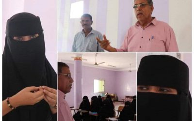 مدير عام التعليم الفني  والتدربب المهني ( الجحيني) يتفقد سير العملية التعليمية بمعاهد أبين