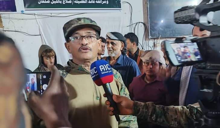 مدير التوجيه المعنوي في الحزام الأمني أبين….نثمن كل الجهود التي تبذل للتوعية ومواجهة مخاطر  آفة المخدرات