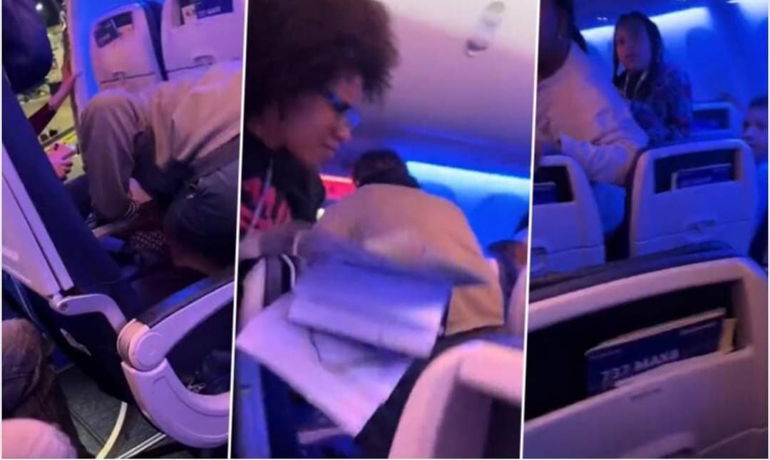 رجل يقفز من باب الطوارئ بالطائرة قبل إقلاعها.. وحالة ذعر بين الركاب