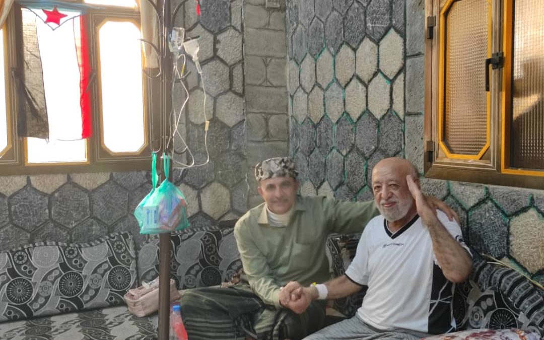 السوري يطمأن على صحة الشيخ المناضل عبدالرب اليزيدي