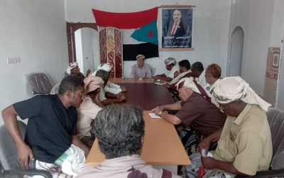 تنفيذية انتقالي مديرية احور تعقد اجتماعها الدوري الاول لشهر نوفمبر
