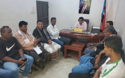 رئيس تنفيذية انتقالي أبين يلتقي منسقية الأندية بمديرية خنفر